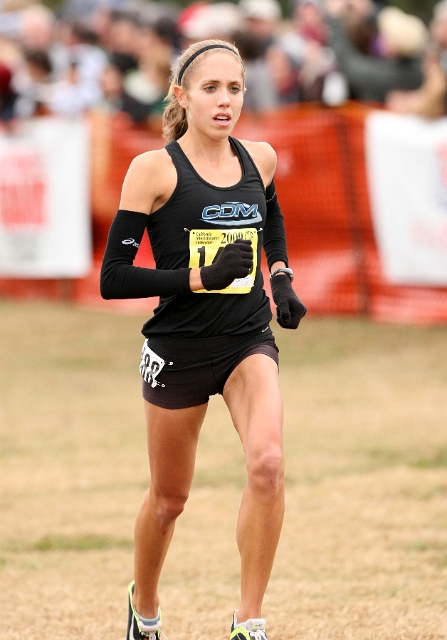 2009 CIF XC Girls D3-074.JPG - 2009 California CIF Cross Country Championships, Woodward Park, Fresno, California